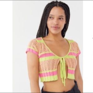 Urban outfitters Neon crop top